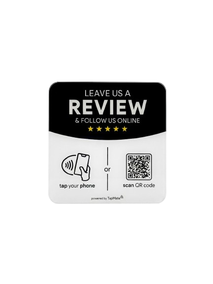 Tapmate multi-link NFC review plate